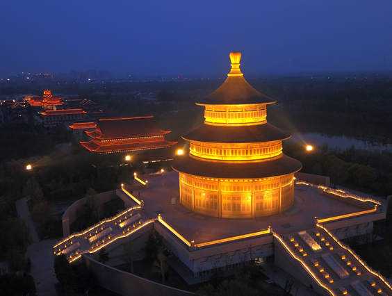 月色印古寺，光影绘禅意 — 星空官网入口照明庆云金山寺项目